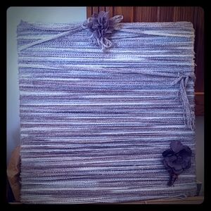 Art Yarn Wrap Canvas w/ Surprise Design Underneath
